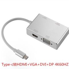 Type-C转HDMI四合一转换器 USB3.1 to HDMI 4K60HZ